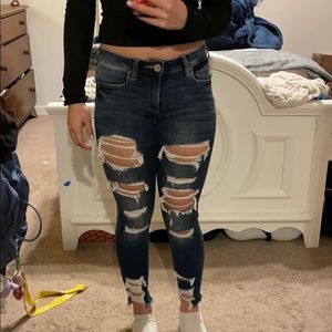 American Eagle jegging crop low rise